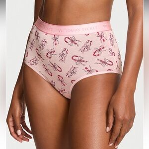 Victoria’s Secret Logo Cotton Modern Brief Panty Underwear. NWT